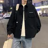 Camisa de Manga Longa Masculina Primavera e Outono Nova Roupa Exterior Roupas de Outono Estilo Japonês Camisa Adolescente Estudante Marca da Moda Jaqueta Top