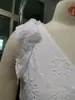 Moda de Verano 2025 Nuevo Llegado/Amazon Wisebay Vestido Blanco Bordado Hueco con Cuello en V y Corbata