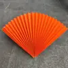 Suministros Creativos Chinos para Bodas Abanico de Papel Plegable DIY Tallado en Papel Marcadores de Carretera Chinos Decoraciones Florales Adornos Aéreos