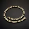 Espina Europea y Americana 10mm Completa de Diamante Cadena Cubana Hip Hop Unisex Pulsera de Personalidad de Nicho Accesorios al por Mayor