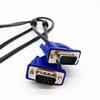 Cable VGA 3 2 línea negra cabeza azul doble anillo VGA 1.5 m Cable de conexión para pantalla de computadora VGA 1.5M vga3 2