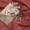Hebilla cuadrada con anillo de resorte rectangular para bolso, hebilla colgante de aleación de zinc, accesorios para equipaje, hebilla de resorte cuadrada, hebilla de gancho de metal, venta al por mayor