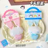 Lindo Colgante de Peluche de Conejo Cuadros Mini, Accesorios para Mochila Escolar, Dijes para Bolsos, Llaveros, Muñecas, Regalos Pequeños al por Mayor