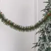 Decoração de Natal Enfeites Pendurados Montagem de Cena Guirlanda de Festão Fita de Ano Novo Vinha Arranjo de Parede de Fundo