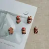 Pinzas para el Cabello de Cuerda Hechas a Mano DIY, Llaveros, Accesorios para Tazas de Agua, Accesorios de Resina al por Mayor, Nuevos y Lindos Capibaras Cerdos de Agua