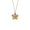 Collar de Flores Estilo Bosque Nuevo para Mujer, Cadena para Clavícula, Dulce y Lindo, Estilo Juvenil, Diseño de Nicho, Simple y Elegante, Lujo Ligero