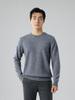 Suéter de Cashmere Espesso Novo para Homens Outono e Inverno Gola Redonda Suéter Masculino Camisa Base Tricô Solta Casual de Negócios plus size