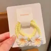 Nuevo Clip de Flor Rosa Dulce Pasador de Flor de Huevo Nuevo Clip de Flor Rosa Dulce Bebé Lindo