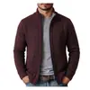 Casaco masculino, suéter jovem, roupas masculinas, malha Amazon de comércio exterior, cardigã de tricô solto casual masculino