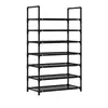 Estantería de almacenamiento multicapa extra grande, ensamblada, en stock, para venta al por mayor, para uso doméstico, dormitorio, recibidor, zapatero simple, zapatero y pasillo