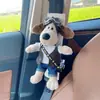Ornamentos de Cachorro de Pelúcia para Carro Alça de Cinto de Segurança para Carro Almofada de Ombro Boneco de Piloto Boneca de Presente Boneca Atacado Moda