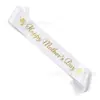 Banda para el Hombro de Feliz Día de la Madre Banda de Etiqueta en Stock para Fiesta del Día de la Madre Banda para el Hombro de Mamá