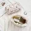 5424 Estuche Acolchado con Relieve de Dibujos Animados, Bolsa de Maquillaje de Mano, Bolsa de Almacenamiento de Gran Capacidad para Mujer, Estuche para Lápices de Papelería para Estudiante con Cremallera