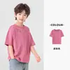 Camiseta de Manga Corta para Niños Duoduo, Algodón Puro, Tacto Fresco, Ropa de Verano, Nuevo Modelo de Verano 2026, Top Infantil para Niños Mayores