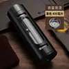 Copo de Vidro Resistente a Quedas e Altas Temperaturas, Copo de Vidro Borossilicato de Camada Dupla com Tampa Protetora, Xícara de Chá Masculina