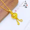 Tienda de Oro Mismo Estilo Calabaza Antigua Incrustada con Diamantes Colgante de Borla Nueva Estilo Chino Estilo Nacional Abundante Colgante de Calabaza
