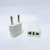 Enchufe de conversión transfronterizo de cobre puro estándar europeo de 2 orificios adaptador de viaje estándar europeo enchufe de conversión estándar alemán