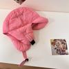 Versión coreana de gorra de vuelo de invierno ultraligera, cálida, a prueba de viento y protección auditiva para hombres y mujeres con gorro de plumón de algodón Lei Feng para viento del noreste y nieve.