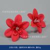 Flor Artificial Roja Rosa de Seda Temporada de Graduación Sombrero de Licenciado Horquilla Flor Accesorios Flor Boda Pared de Fondo DIY Rojo Vino