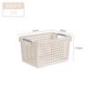 Cesta de armazenamento engrossada Estrutura de armazenamento portátil Cozinha Lavagem Alimentos Snacks Sundries Caixa de armazenamento Desktop Cesta de legumes de frutas