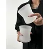 Copo de Suco com Textura Fosca Criativa e Design Personalizado Copo de Bebida Doméstico Copo de Chá Copo de Vidro de Nicho