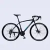 Bicicleta de carretera de aleación de aluminio al por mayor transfronteriza con manillar curvo, bicicleta de carreras ligera para hombres, bicicleta para estudiantes de velocidad variable para adultos