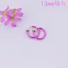 Brincos redondos estilo coreano quentes brincos falsos 13MM clipe de orelha com mola invisível sem furo joias de orelha personalizadas atacado