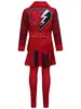 Disfraces Personalizados de Descendientes 5 Caperucita Roja para Halloween Cosplay Atuendo Transfronterizo Corazón Rojo Ropa de Cosplay para Niñas Princesa