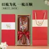 Set de Regalo Caja de Arena Dorada Peine de Cojín de Aire Regalo Práctico para Mejor Amiga Regalo para Clientes Masaje del Cuero Cabelludo Regalo de Cumpleaños Grabado