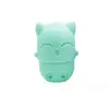 Caja de Almacenamiento de Esponjas de Maquillaje de Silicona para Gatos Almacenamiento Separado para Huevos de Belleza Linda Transpirable Limpia Resistente al Moho Fondo Limpiable