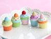 Novo Grande Alimento Jogar Resina Cupcake Geladeira Adesivo Chaveiro DIY Acessórios Mini Enfeites de Cozinha