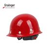 Capacete de fibra de vidro Guanjie 1533 vermelho com buraco respirável capacete de cúpula de chave pontiaguda