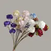 Flores Artificiales con 4 Cabezas de Hortensias, Decoración de Escena de Boda, Arreglo de Pared de Flores, Decoración de Arreglo Floral, Flores Falsas de Hortensia