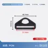 Hebilla de Plástico en D 2-5 cm Hebilla Triángulo Sólido Hebilla de Correa Accesorios de Conexión para Correa de Hombro de Equipaje Hebilla de Anillo en D Hebilla de Plástico para Mochila