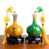 Venda Direta de Fábrica tamanho pequeno vaso ping an Ruyi decoração de casa armário de TV decoração de corredor artesanato em resina presente