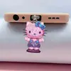 Tapón de Polvo Lindo Tipo Tycpe con Temática de Medusa para Teléfonos Android e iPhone con Conector 2D Diseño de Dibujos Animados