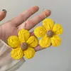 Aretes Florales Estilo Vacacional Dopamina, Aretes sin Perforación con un Diseño Único, Aretes de Nicho para Accesorios de Temporada Primavera y Verano