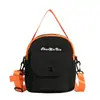 Bolso Cruzado de Lona Personalizado Tela de Nylon Engrosada Impresión de Logo Regalo para Eventos Corporativos Mochila Pequeña Publicitaria