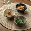Plato para Salsa, Plato de Cerámica Estilo Japonés, Bol para Sazonar Hot Pot Casero, Vajilla Creativa para Restaurante, Plato para Salsa, Plato para Huesos