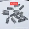 Colgante de Flor de Loto de Plata Sanqi de Plata Vieja de Shanxi Pequeñas Flores Accesorios Componentes para Manualidades y Joyería DIY