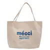 Bolsa de Lona de Gran Capacidad Estilo Coreano para Mujer Estilo Perezoso Estudiante Bolso de Hombro Único Bolso Tote Artístico de Gran Capacidad Bolso de Mano