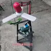 Máquina de costura overlock 90W 120W máquina de costura a disco tripé estrutura de ferro estrutura para uma pessoa pedido inclui correia parafusos outros outros