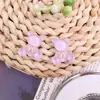Oso de Pajarita Colorida con Purpurina Fina Transparente Accesorios de Resina DIY Pegamento en Crema Funda para Teléfono Pasador Adorno para el Cabello Parche