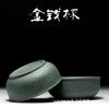 Venta al por mayor de fábrica Yixing mineral en bruto hecho a mano arena púrpura taza pequeña taza de té taza de dinero 50 ml taza Kung Fu
