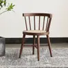 Silla de Comedor Windsor de Madera Maciza Estilo Japonés con Ratán Silla de Ratán para Balcón de Casa Silla Individual Informal para Estudio Silla de Ratán Chandigarh