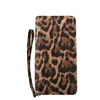 Billetera Larga de Muñeca con Estampado de Leopardo Retro Transfronteriza 2024 Moda Versátil Bolso Pequeño Comercio Exterior Billetera para Mujer