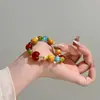 Pulsera Transparente de Perlas de Verano con un Ambiente Fresco y Juvenil, Borlas de Moda y Exquisitas, Sensación de Alta Gama, Impresionante Pulsera de Nicho