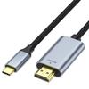 Cable adaptador tipo C a HDMI 4K para teléfono móvil, monitor de computadora, cable de proyección de pantalla, reemplazo HD, cable tipo C a HDMI