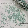 5A Brillantes Tira Larga Circonita Arte de Uñas Pedrería Mini Base Plana Corte Otoño e Invierno Color Champaña Decoraciones para Uñas