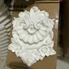 GRG Shell Flor de Esquina Tallada Simétrica Decoración de Techo Pared Centro Pegatina de Relieve Múltiples Tamaños Venta al por Mayor de Fábrica